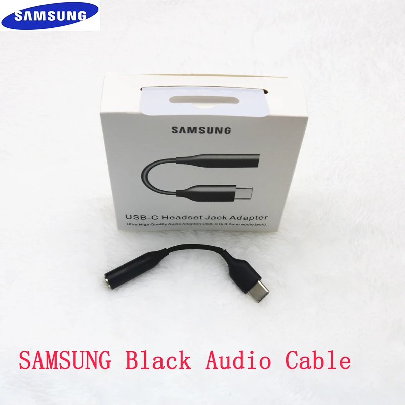 Кабель для наушников SAMSUNG Type C 3 5 Jack адаптер USB C-3 мм AUX Galaxy Note 10 Plus + A90 A80 A60 A8S |