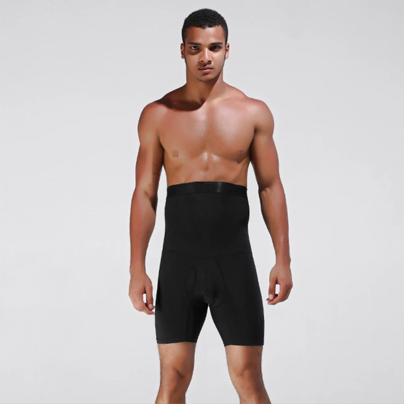 Мода летние мужские спортивные штаны для йоги, активные плотно облегающие завышенная талия, животик эластичный формирователь, обтягивающие брюки для йоги
