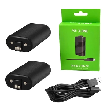 

Rechargeable Battery Pack For Xbox One Wireless Game Controllers Replacement Batteries with Long Charging Cable for XBOX ONE S/X