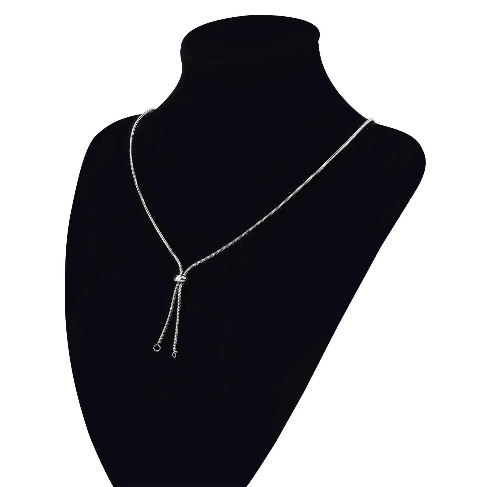 Collana Con Catena Regolabile In Argento Sterling - 24 Pollici, Italia - Italia - Foto 2