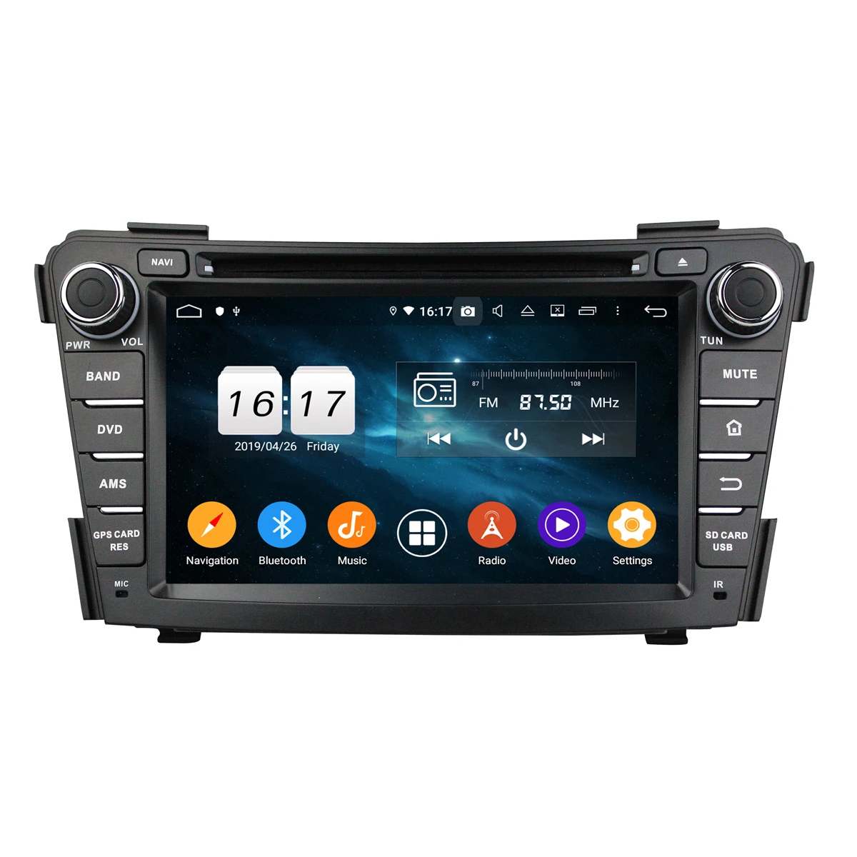 Android 9,0 автомобильный dvd-плеер для HYUNDAI I40 2011- gps навигация автомобильный мультимедийный плеер 4+ 32G