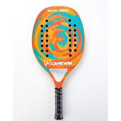WIN.MAX 2021Adult Professional Full Carbon Beach Tennis Paddle Racket Soft EVA Face  Raqueta With Bag Unisex Equipment Padel