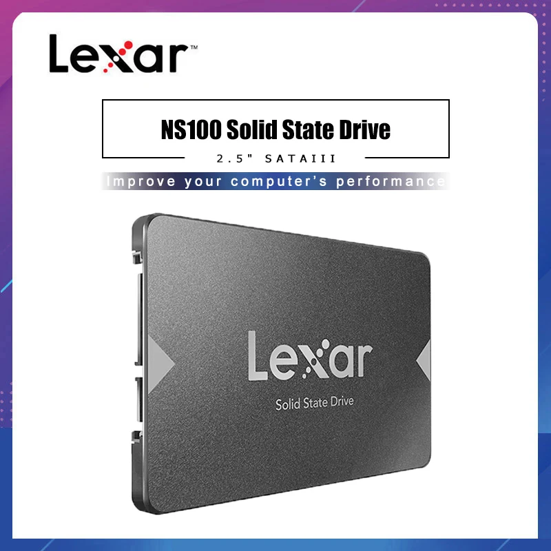 Lexar NS100 SATA SSD 240 ГБ 256 ГБ 512 Гб HD SSD жесткий диск HDD 2,5 жесткий диск SSD SATA 128GB твердотельный накопитель для портативных компьютеров