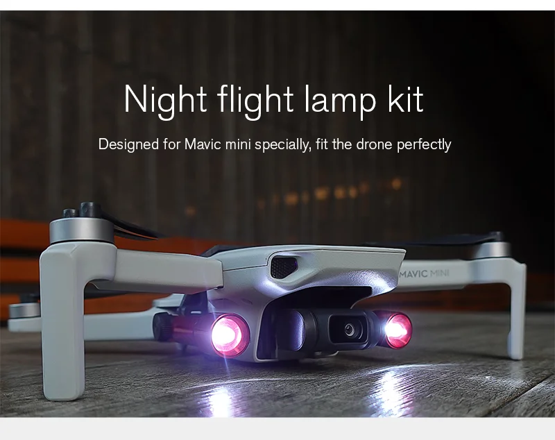 STARTRC ночной Летающий комбо комплект для DJI Mavic мини Дрон аксессуары комплект расширения