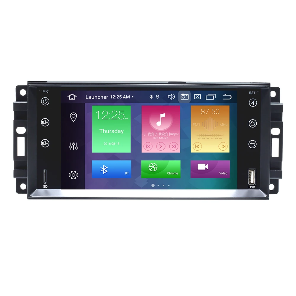  4GB 1Din Android 9 Car Multimedia Player For Jeep Grand Cherokee Chrysler 300C Compass Patriot Dodg
