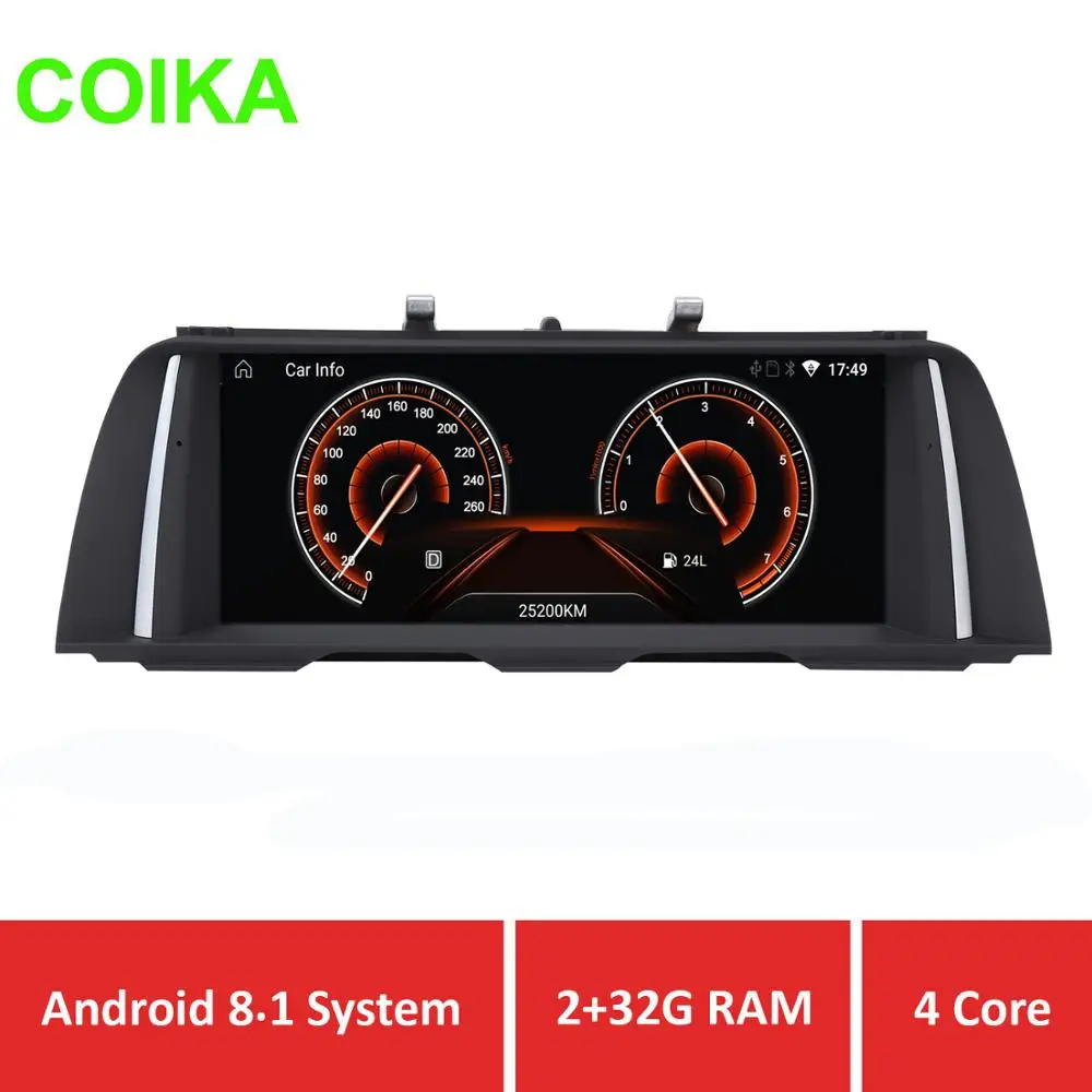 

COIKA Android 8.1 System Car Video Player For BMW F10 F11 GPS Navi Multimedia WIFI BT AUX 2+32G RAM IPS Touch Screen USB Carplay