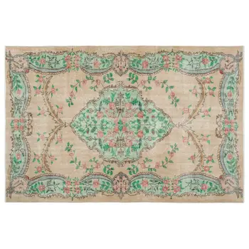 

Handmade Natural Vintage Turkish Area Rug 175x264 Cm-5'9''X8'8''