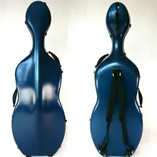Высококачественный чехол из углеродного волокна виолончель 3,6 кг только темно-синего цвета