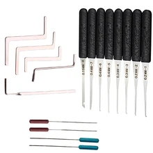 Liushi разбитый ключ экстрактор для слесаря, удаление фиксатор крючков контактный замок палочки набор ручные инструменты высокое качество