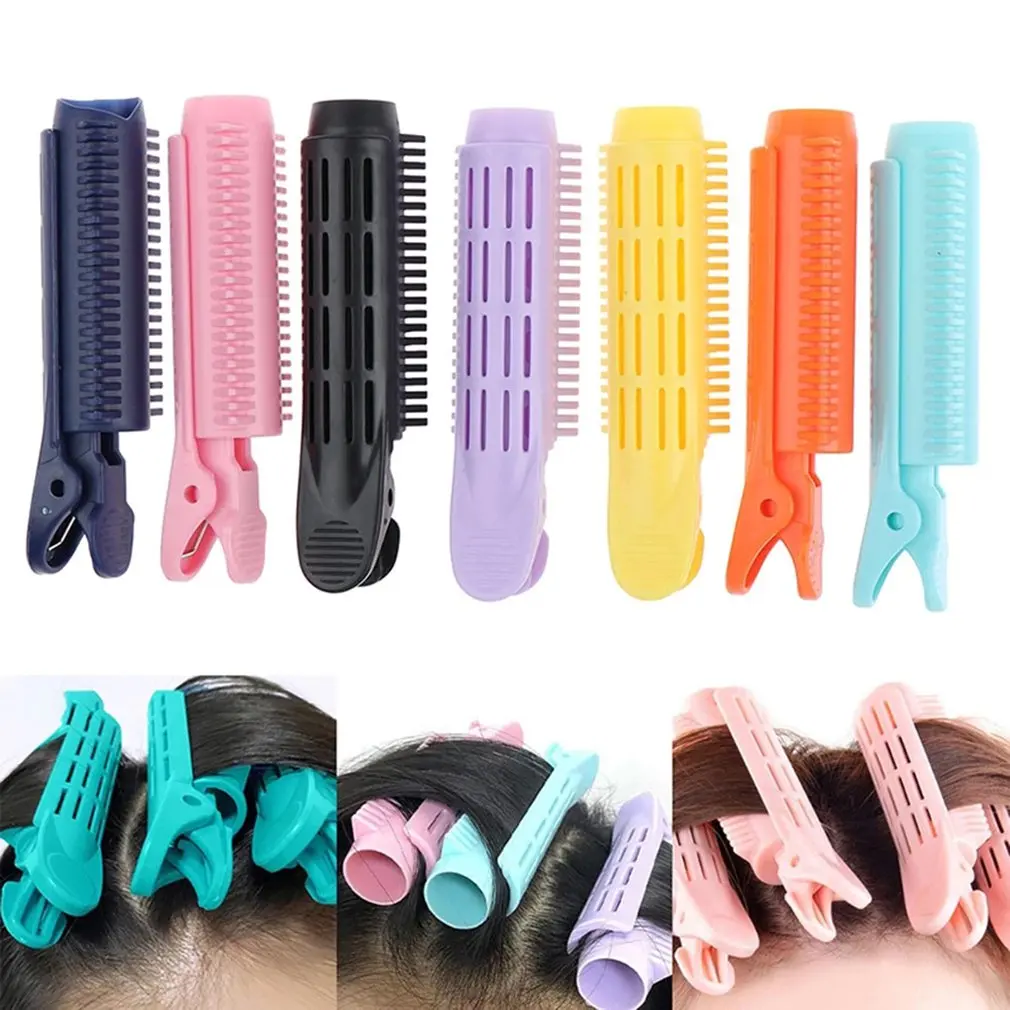 2pcs Natural Fluffy Hair Clip Curly Hair Plastic Hair Root Fluffy Clip