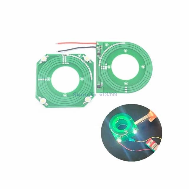 

A19-- PCB Wireless Power Supply Module Adjustable Wireless Transmission Lamp Module Chip 5V 12V 14V Large output Voltage