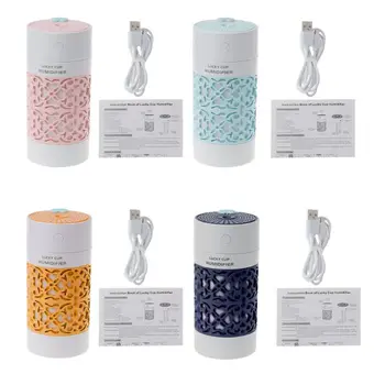 320 ミリリットル usb 空気加湿器超音波アロマディフューザミニディフューザー空気清浄機ミストメーカー車