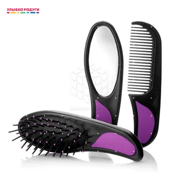 

Combs Ameli 3013114 Набор расчесок Ameli ( гребень , мини - расческа , зеркало ) 3013114 Улыбка радуги ulybka radugi r-ulybka smile rainbow косметика