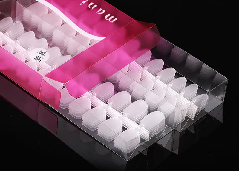 

False Nail TipsClear Round False Nails Tips Ultra-Thin Matte 12Set*288Pcs Clear Round False Nails Tips Ultra-Thin Full Nail Tips