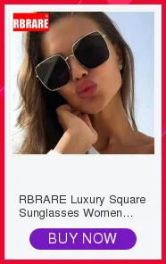RBRARE солнцезащитные очки больших размеров для женщин, брендовые дизайнерские Квадратные Солнцезащитные очки для женщин, Винтажные Солнцезащитные очки в стиле ретро, Lunette De Soleil Femme
