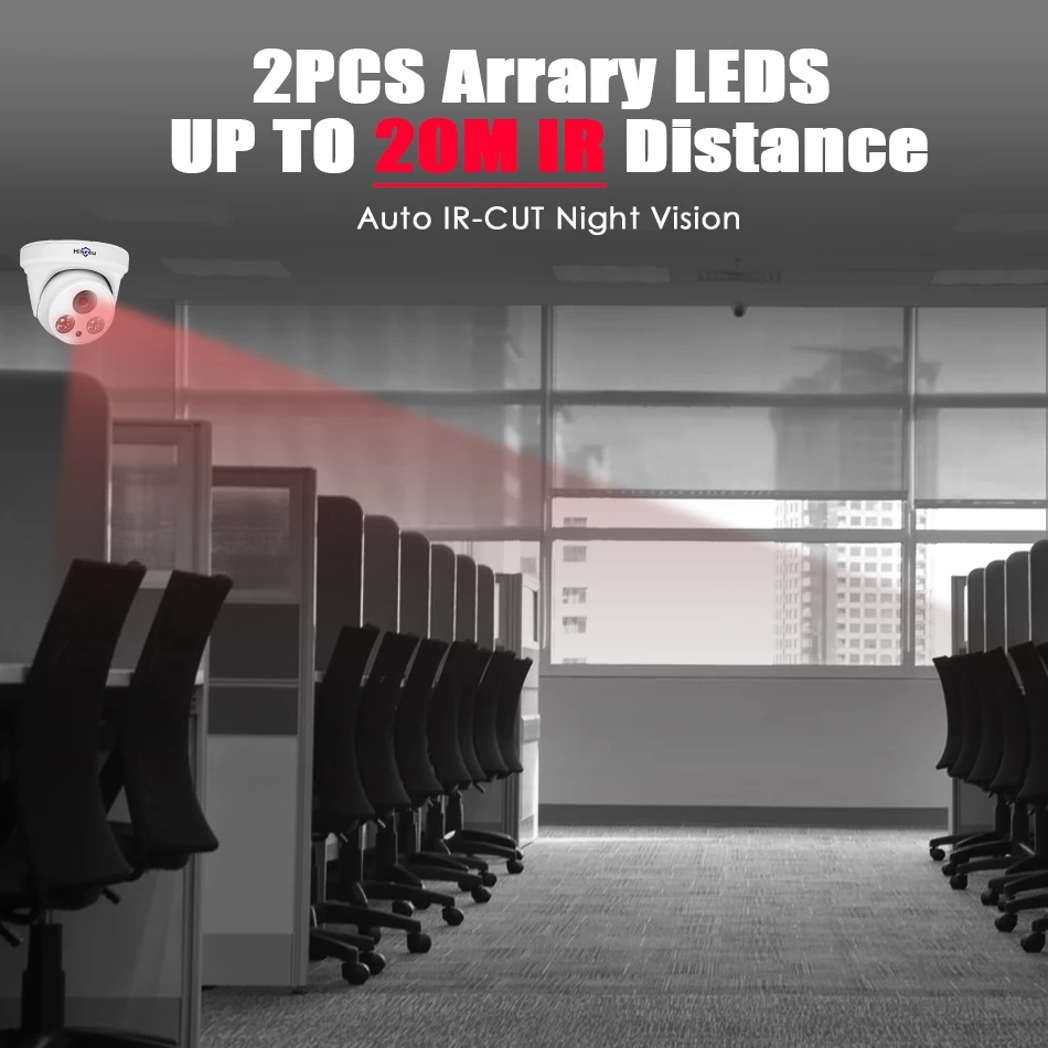 Hiseeu 2MP 5MP POE IP камера H.265 1080P Bullet CCTV ONVIF для NVR система Домашняя безопасность ИК