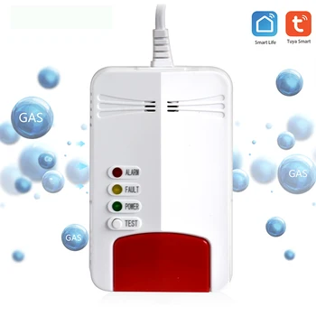 

Wi-Fi Natural CH4 Leak Combustible Wifi GAS Leak Detector Alarm For Tuya Smart Life Smart Home Security System