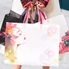 Reusable Foldable Shopping Bag Portable Travel Grocery Pocket Tote Plastic Bag Non-woven Fabric Eco Folding Bag Shopping Pouch 6