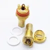 Connecteur de prise Jack femelle pour Audio et vidéo AV, 2 pièces/1 paire, en cuivre, de haute qualité, américain ► Photo 3/5