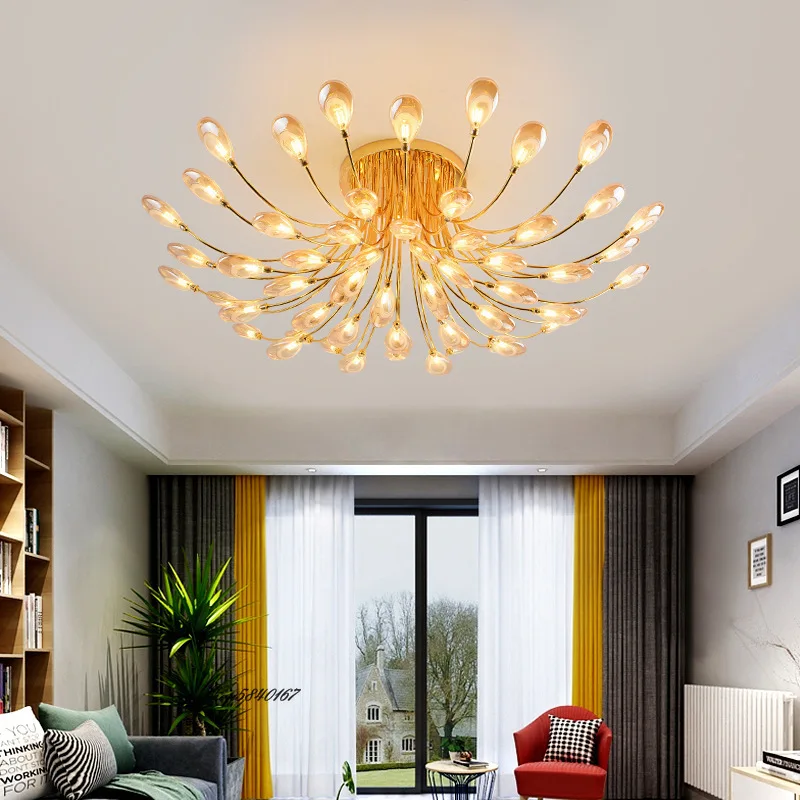 

Modern Led Chandeliers Designer Luxury Crystal Ceiling Chandelier Hanging Lamp for Bedroom Lights Living Room Decor Luminaires