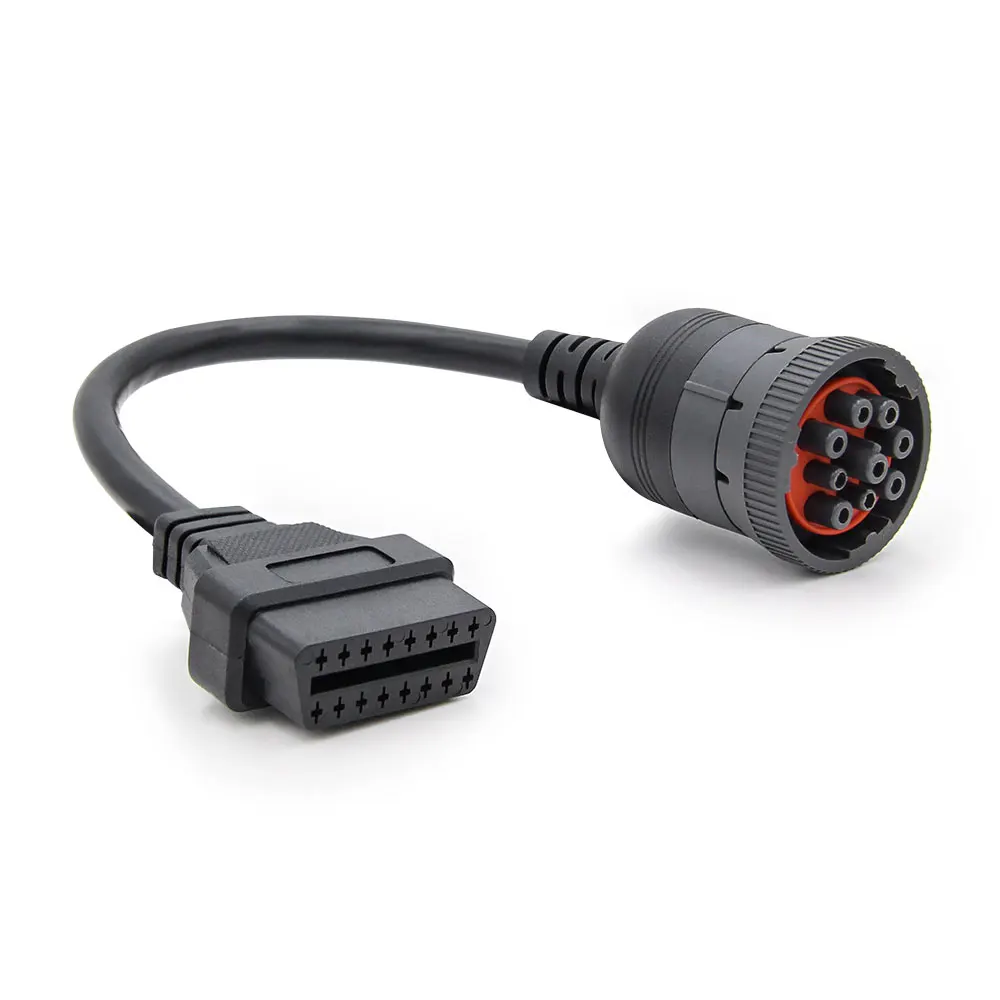 Deutsch J1939 9pin to 16pin грузовик дизельный кабель 9 pin J1708 6Pin OBDII/OBD2 16 PIN Женский