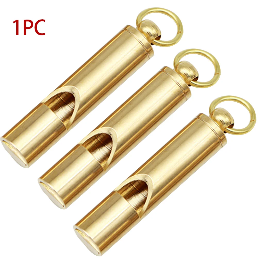 Multifunction Tool Outdoor Durable Portable Whistle Practical Sports Brass Emergency Survival Rescue Signal Camping Mini