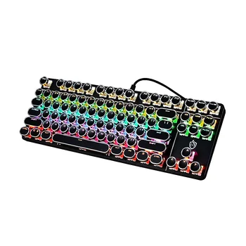 

87 Keys Wired Gaming Mechanical Keyboard with Backlight Effect Keyboard for Laptop/PC with OUTEMU Blue Switches