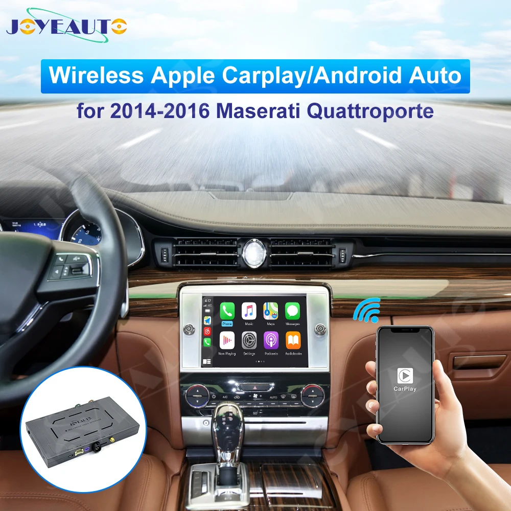 JoyeAuto беспроводной Carplay для Maserati ghifp Quattroporte 2014 2015 2016 Android авто Apple модуль коробка