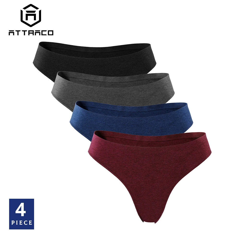

ATTRACO Underwear Women Pantie Thong G-String Tanga Briefs Cotton sexy panties lingerie seamless Hot sale