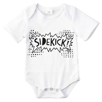 

Emmababy Baby Letter Printed Long Sleeve O Neck Bodysuit 0-12M Newborn Infant Toddler Autumn White Cotton Romper Outfits