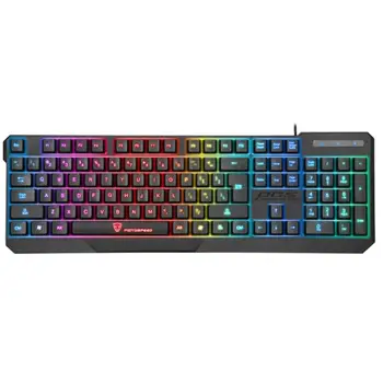 

Motospeed K70 Waterproof Colorful LED Illuminated Backlit USB Wired Keyboard Desktop Office Entertainment For Laptop Pc Gamer