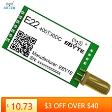 

SX1262 LoRa Wireless Module 433MHz 470MHz 490MHz 30dBm 10km UART cojxu E22-400T30DCRF Chip Transceiver Receiver Transmiter