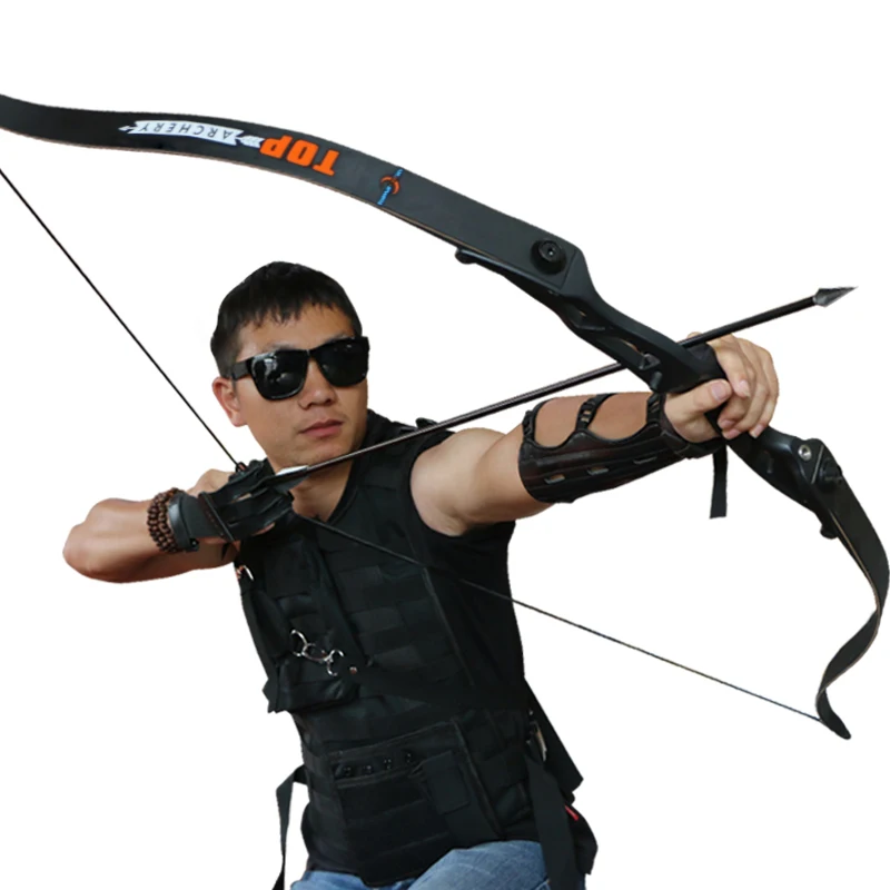 Toparchery 56 дюймовый 30 50lbs лук для стрельбы из лука Рекурсивный лук для стрельбы на открытом воздухе лук для правой руки мощный охотничий лук с сумкой для лука|Пейнтбол| | АлиЭкспресс