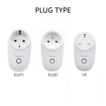 

Sonoff S26 Wifi Smart Socket EU-E EU UK Plug for Alexa Google Android iOS Smart home Smart Life Switch Wireless Remote Control