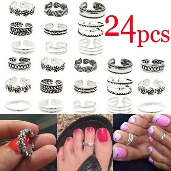 

European and American Popular Fashion Seaside Toe Ring Set Female Exotic Toe Ring Toe Joint Ring Male
