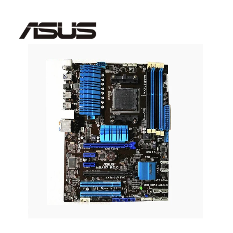 Материнская плата для ASUS M5A97 R2.0 разъем AM3 + DDR3 32 ГБ AMD 970 FX оригинальная настольная