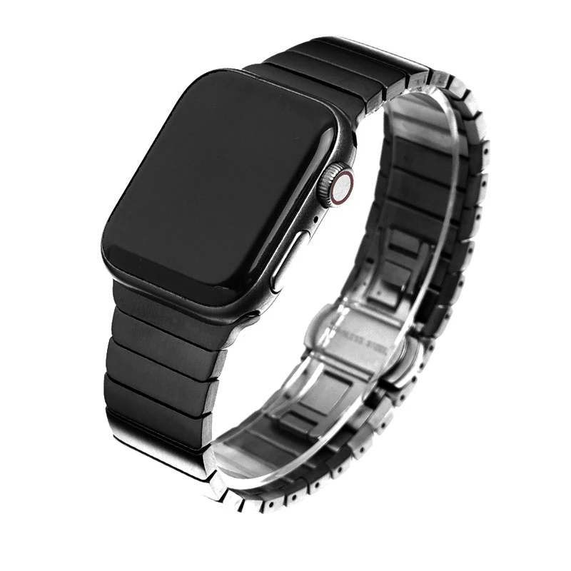Ремешок из нержавеющей стали для apple watch band 44 мм 40 5 4 3 iwatch 42 38 Роскошный