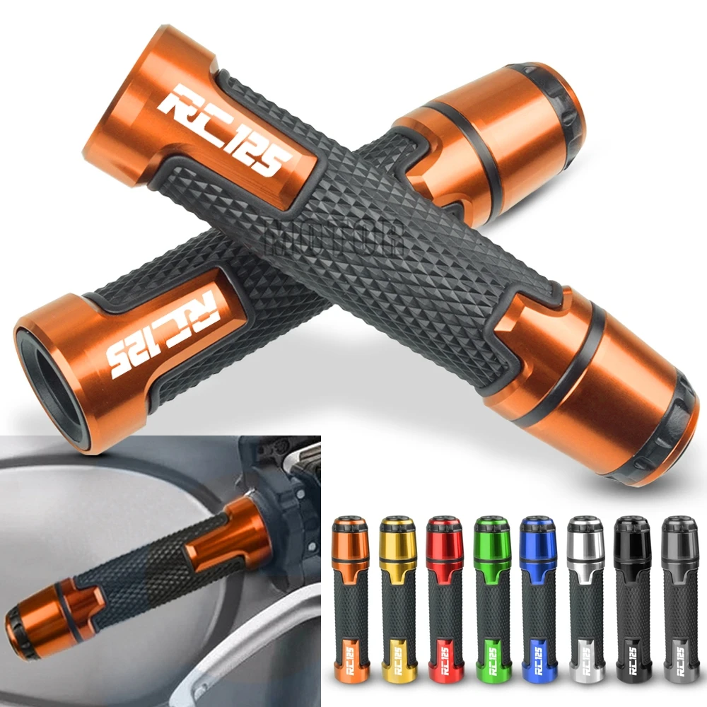 Для RC125 2014-2019 2015 2016 2017 2018 RC 125 мотоцикла 7/8 дюйма 22 мм противоскользящие рулевые