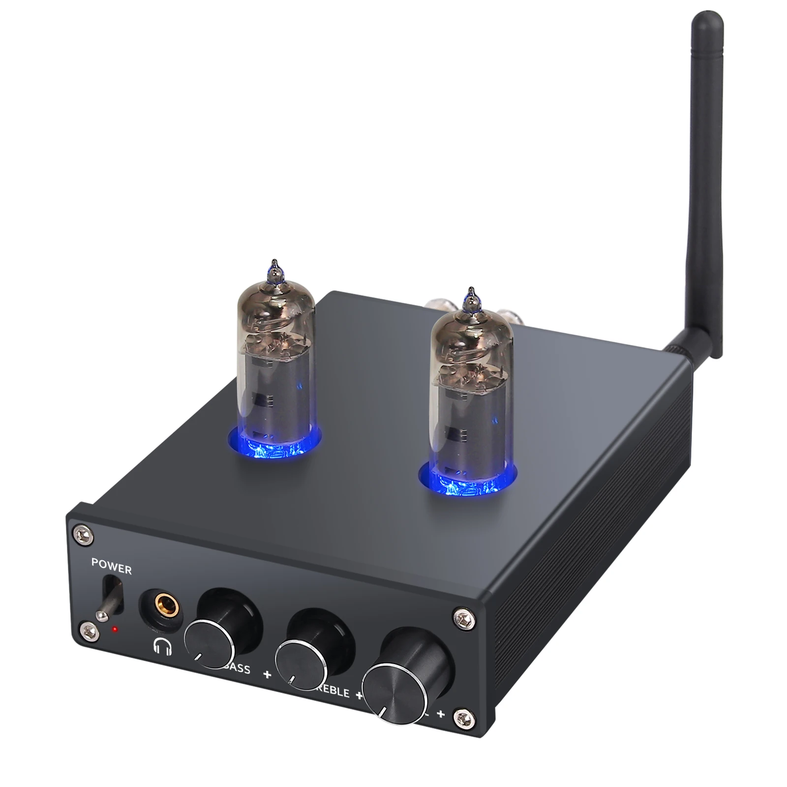 Noeteck Bluetooth 4,2 приемник стерео аудио усилитель с 6J4 вакуумные трубки сертифицированы aptX низкая задержка 2 канала Hi-Fi класса D