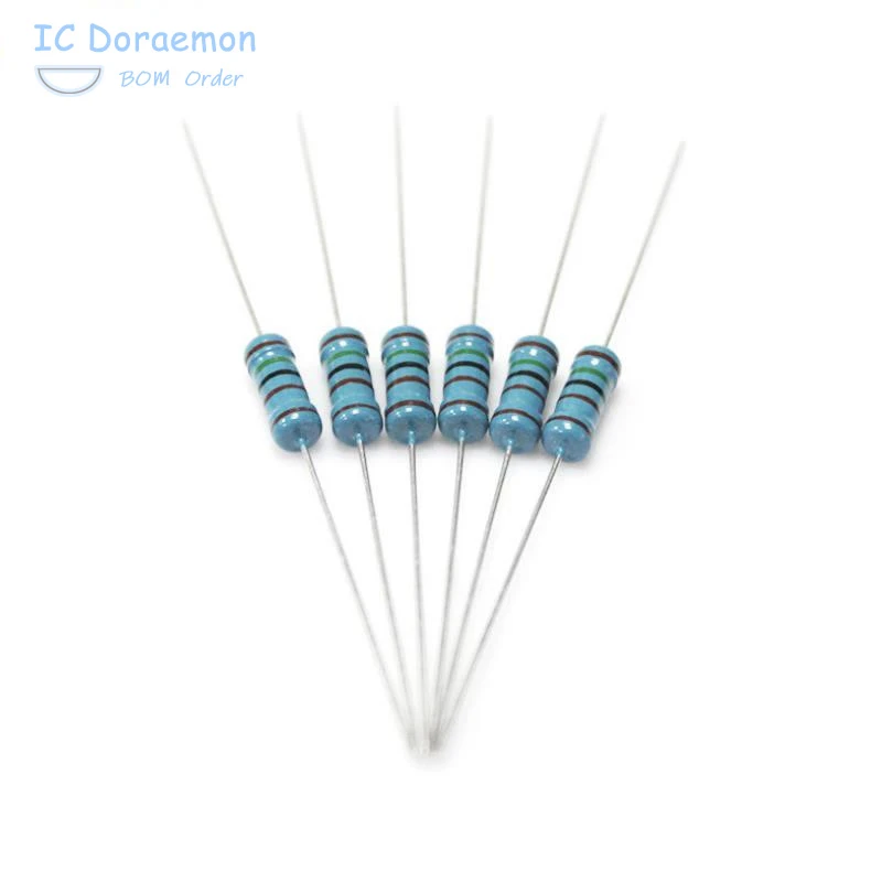 pcs 1w Metal Film Resistor 1 0 1r 1m 2 4 7 10r 22r 47r 100r 330r 1k 4 7k 10k 22k 47k 100k 330k 470k 10 22 47 100 330 1m Ohm Resistors Aliexpress