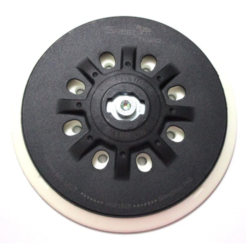 

150 Mm Black Stainless Steel Polishing Pad For 6 Inch Hook And Ring Sanding Disc, Grinding Machine Accessories