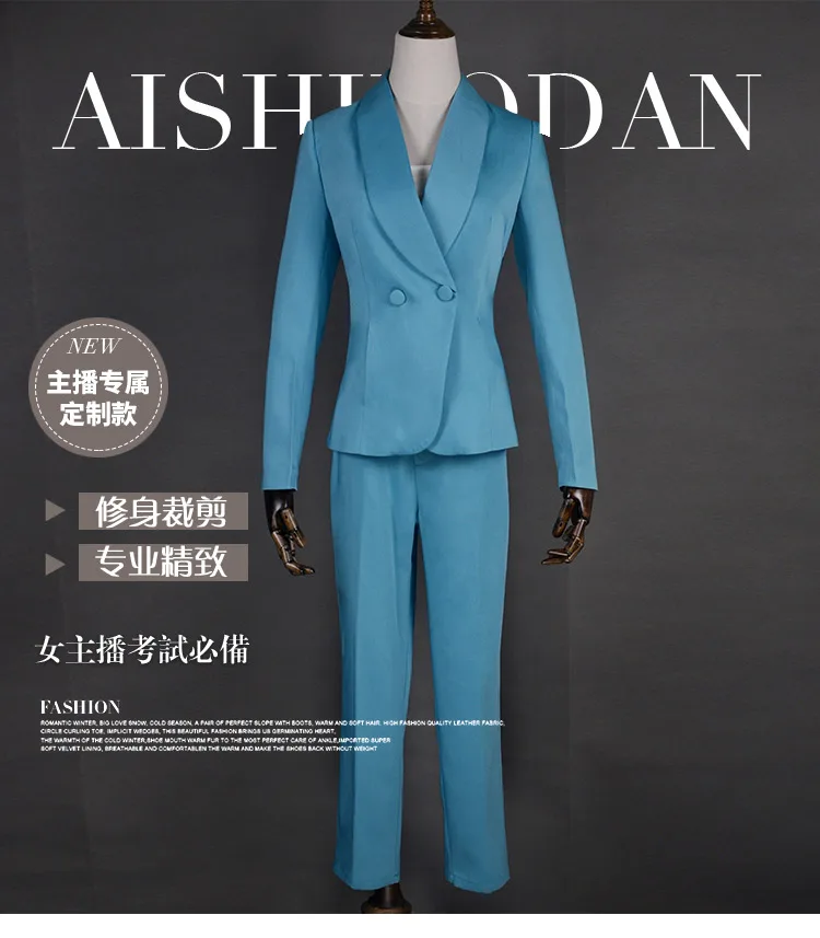 

Autumn female suits 2020 new fashion two-piece professional wear casual Korean suit jacket straight pants suit