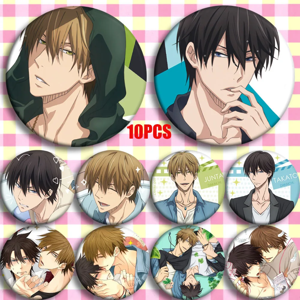 Аниме Dakaretai Otoko 1 i ni Odosarete Imasu. Значок для сумки и шляпы Takato Saijou Cosplay Bedge Cartoon| |