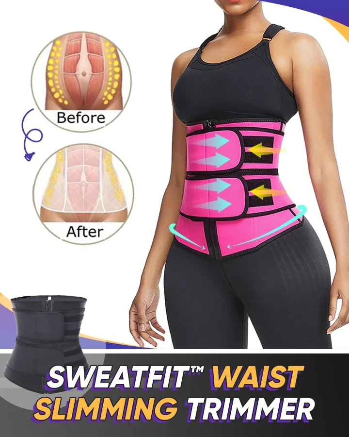 

SweatFIT Adjustable Waist Slimming Trimmer Waist Slimming Belt Body Shaper Slimming Waist Trainer