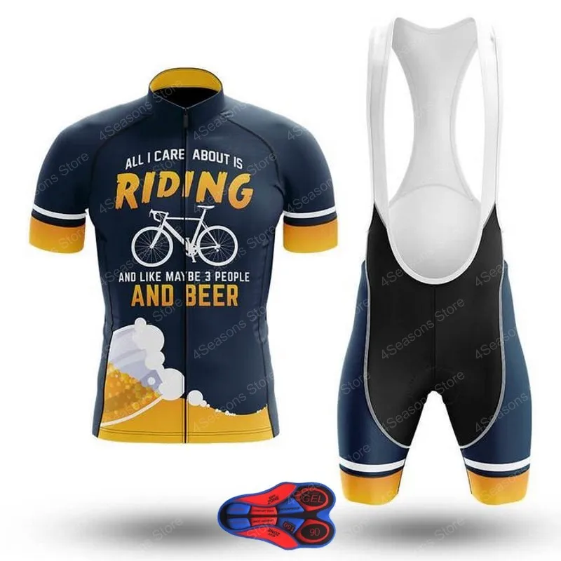 

Cycling Jersey Set 2020 Summer Breathable Cycling Clothing Wear-resisting MTB Cycling Bib Shorts Bike Jersey Set Ropa Ciclismo