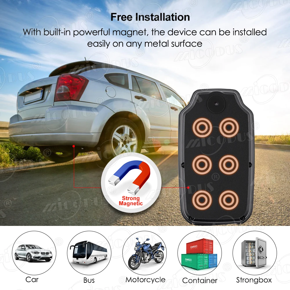 mini gps tracker 4G Car GPS Tracker LK209A WCDMA GSM GPRS Locator Blind Area Realtime Tracking Device Strong Magnet 6000mAh Standby 60 Days gps tracking device