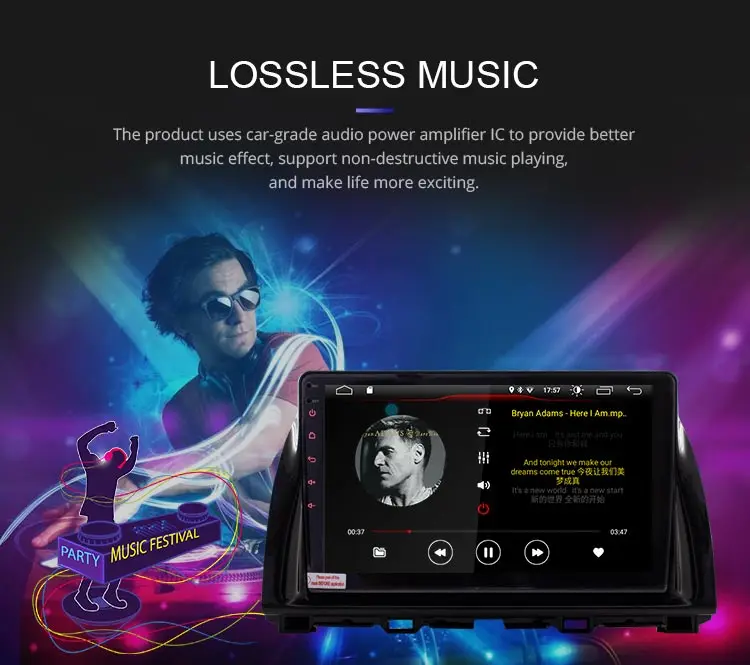 Flash Deal LJDA 9 Inch 2 DIN Anrdroid 9.1 Car Multimedia Player For Mazada cx-5 2014 2015 WIFI GPS Navigation Radio Stereo 2GB RAM Headunit 10
