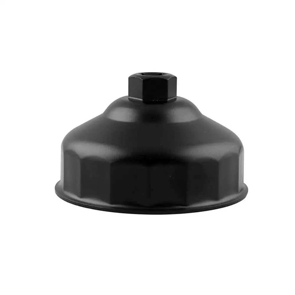 Durable Black Steel 76mm 14 Flutes Car Oil Filter