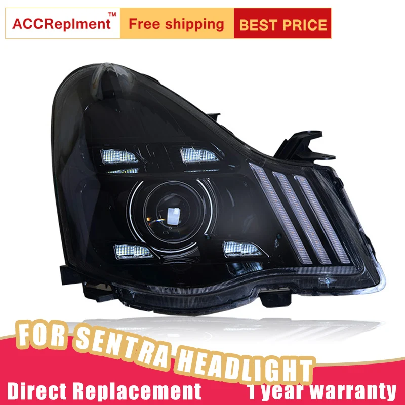 2 шт. светодиодный ные фары для Nissan Sylphy 2006 2019 Автомобильные ангельские глазки
