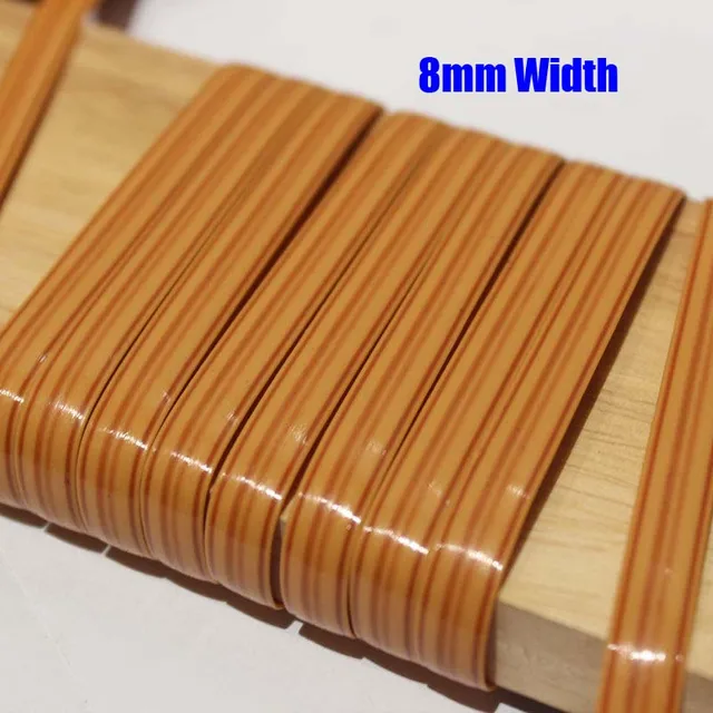 10 Meters PE Gradient Flat Synthetic Rattan Material Roll Handmade Weaving Rope Repair Furniture Bed Sofa Chair Table Basket 21
